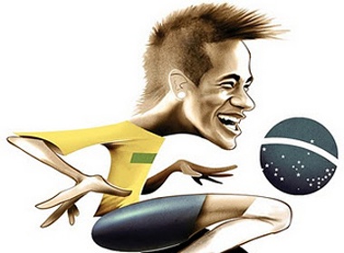 Biem hoa ngo nghinh ve 'sao' bong da hinh anh