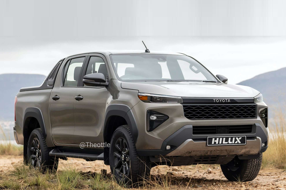 Ban tai Toyota Hilux the he moi lo anh - thiet ke da bot 'que' hinh anh