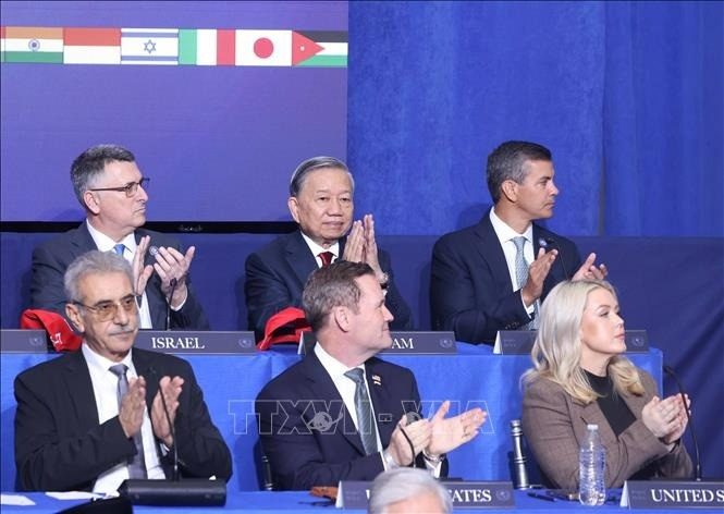 Tong Bi thu To Lam du Phien khai mac Hoi dong Hoa binh ve Gaza hinh anh