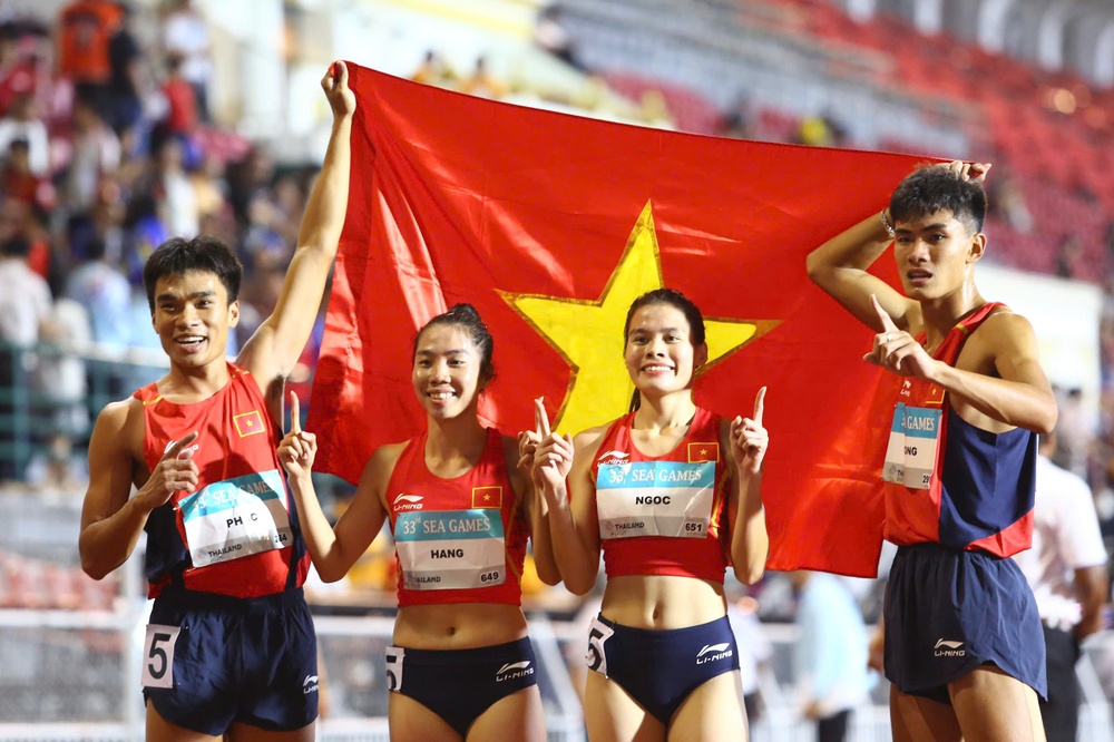 Dien kinh Viet Nam pha sau ky luc SEA Games hinh anh