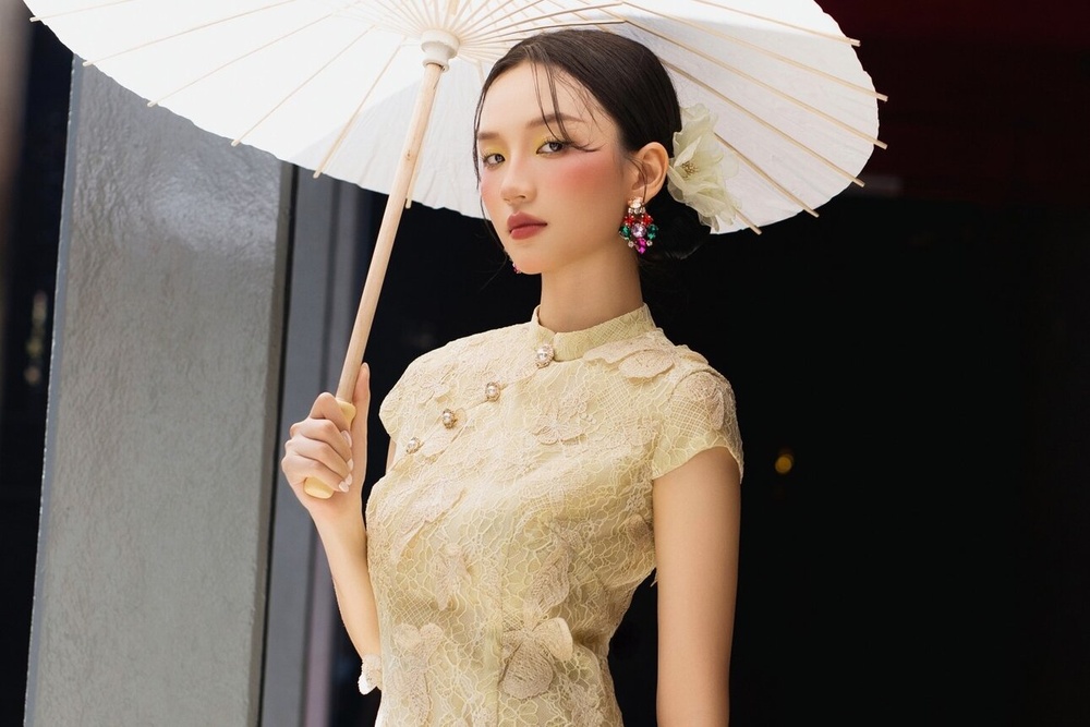 Tranh cai suon xam Trung Quoc, vay ngan 'cop mac' ao dai Viet hinh anh