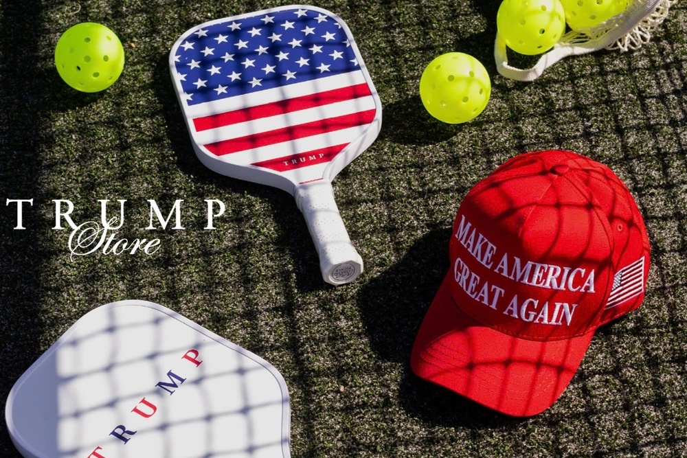Ong Trump ban vot pickleball hinh anh