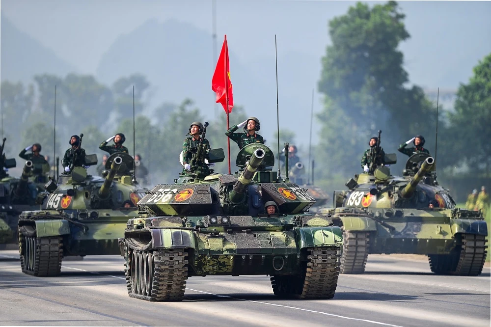 Chiem nguong dan khi tai hop luyen chuan bi le ky niem 2/9 hinh anh