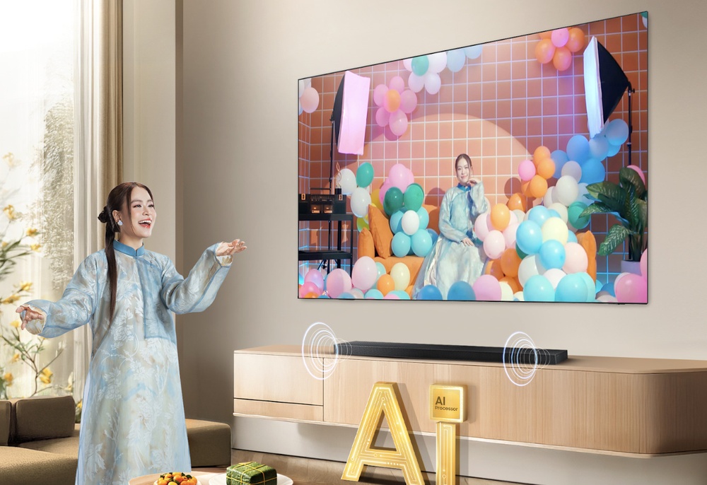 Samsung AI TV mang Tet lon den gia dinh, lam moi trai nghiem than quen hinh anh