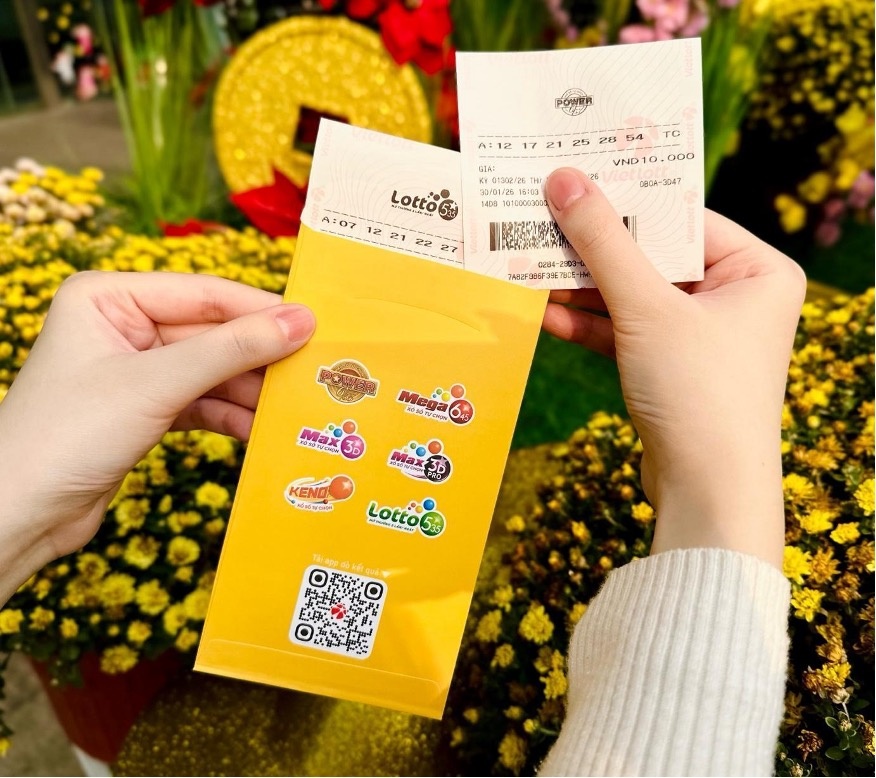 Khi ve so Vietlott tro thanh li xi thoi dai moi hinh anh