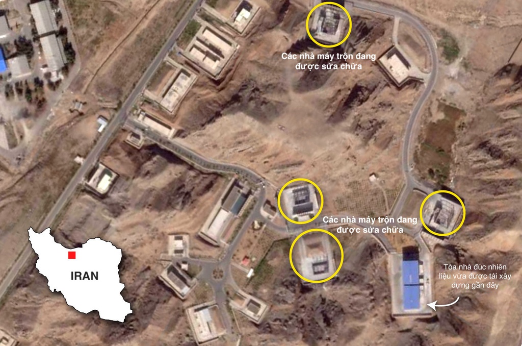 Sợ Israel tấn công, Iran khẩn trương tái thiết cơ sở tên lửa