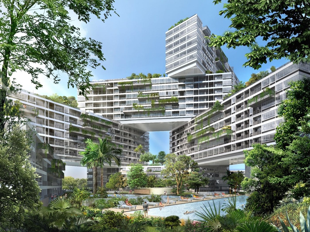 Những tòa nhà độc đáo ở Singapore ảnh 2 Nhung toa nha doc dao o Singapore anh 2