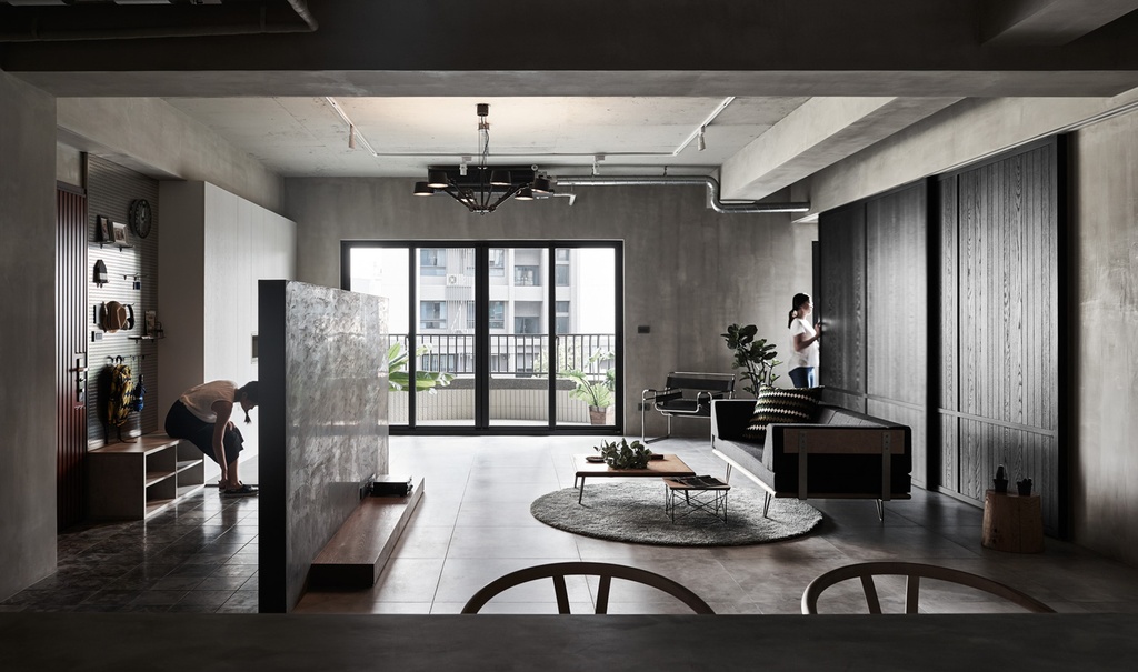 Can ho 168 m² chi thay go va thep hinh anh 1