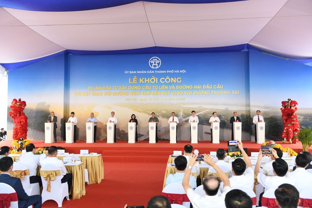 Hoàn thành cầu Tứ Liên sau 24 tháng - cú hích cho hạ tầng thủ đô