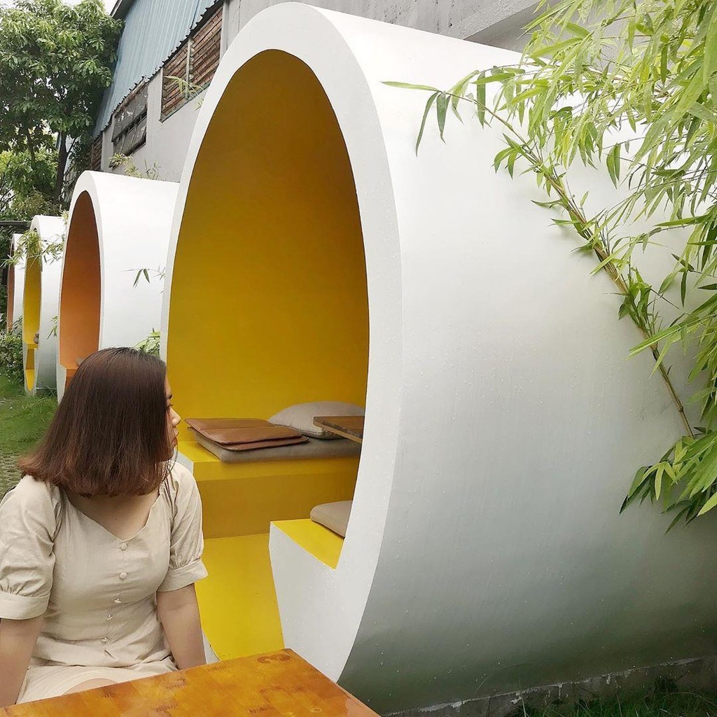 Quan ca phe ong cong doc la o TP.HCM thu hut gioi tre check-in hinh anh 8 