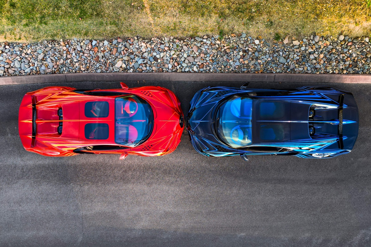 Cặp Bugatti Chiron Super Sport hàng thửa độc đáo