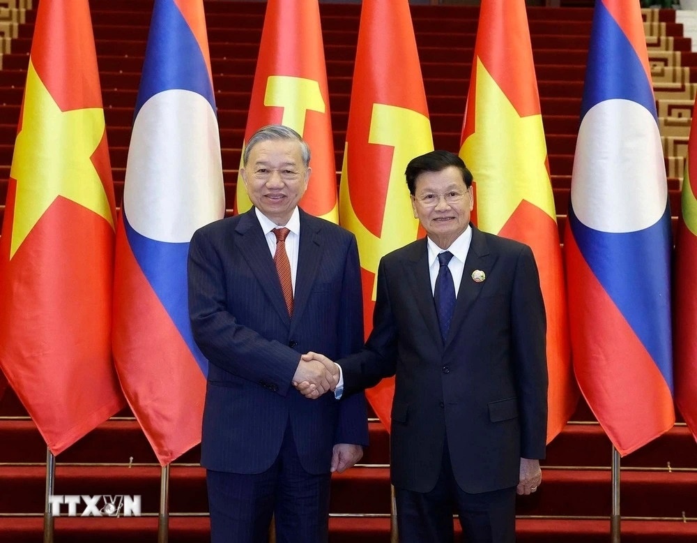 Tong Bi thu Thongloun Sisoulith anh 1