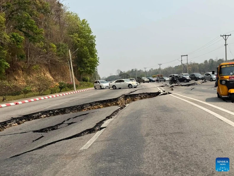 Thảm họa động đất tại Myanmar như 'con dao lớn cắt vào Trái Đất'