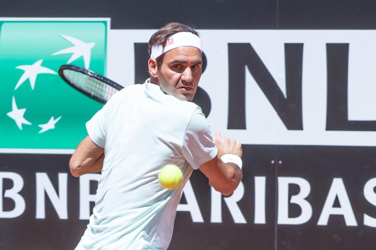 Federer,  Nadal,  Djokovic vao tu ket Rome Masters anh 1