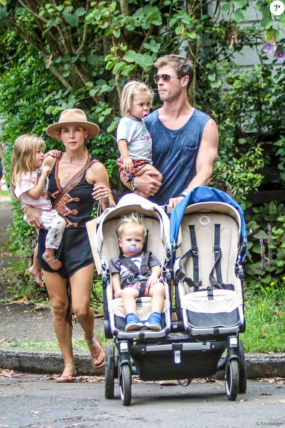 Los rostros de Chris Hemsworth y Elsa Pataky son 5
