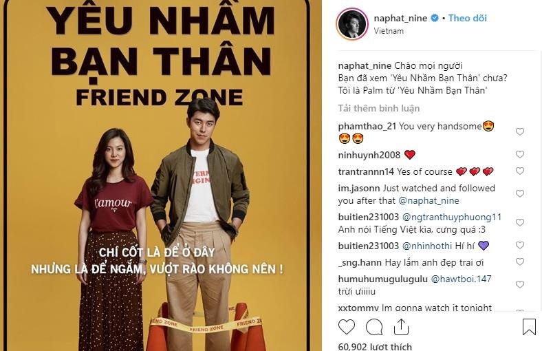 Nam chinh phim Friendzone gui loi chao fan Viet anh 2