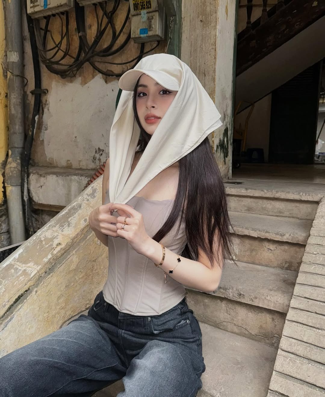 Huong Lien cuoi,  chong Huong Lien,  Tuan Ngoc,  Huong Lien Tuan Ngoc,  The Face,  Huong Lien The Face anh 7