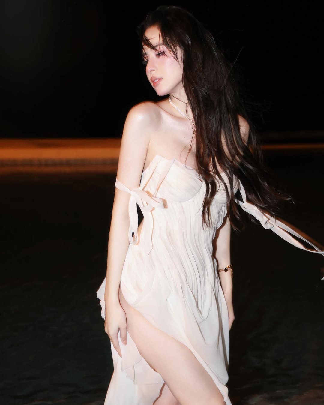 Huong Lien cuoi,  chong Huong Lien,  Tuan Ngoc,  Huong Lien Tuan Ngoc,  The Face,  Huong Lien The Face anh 15