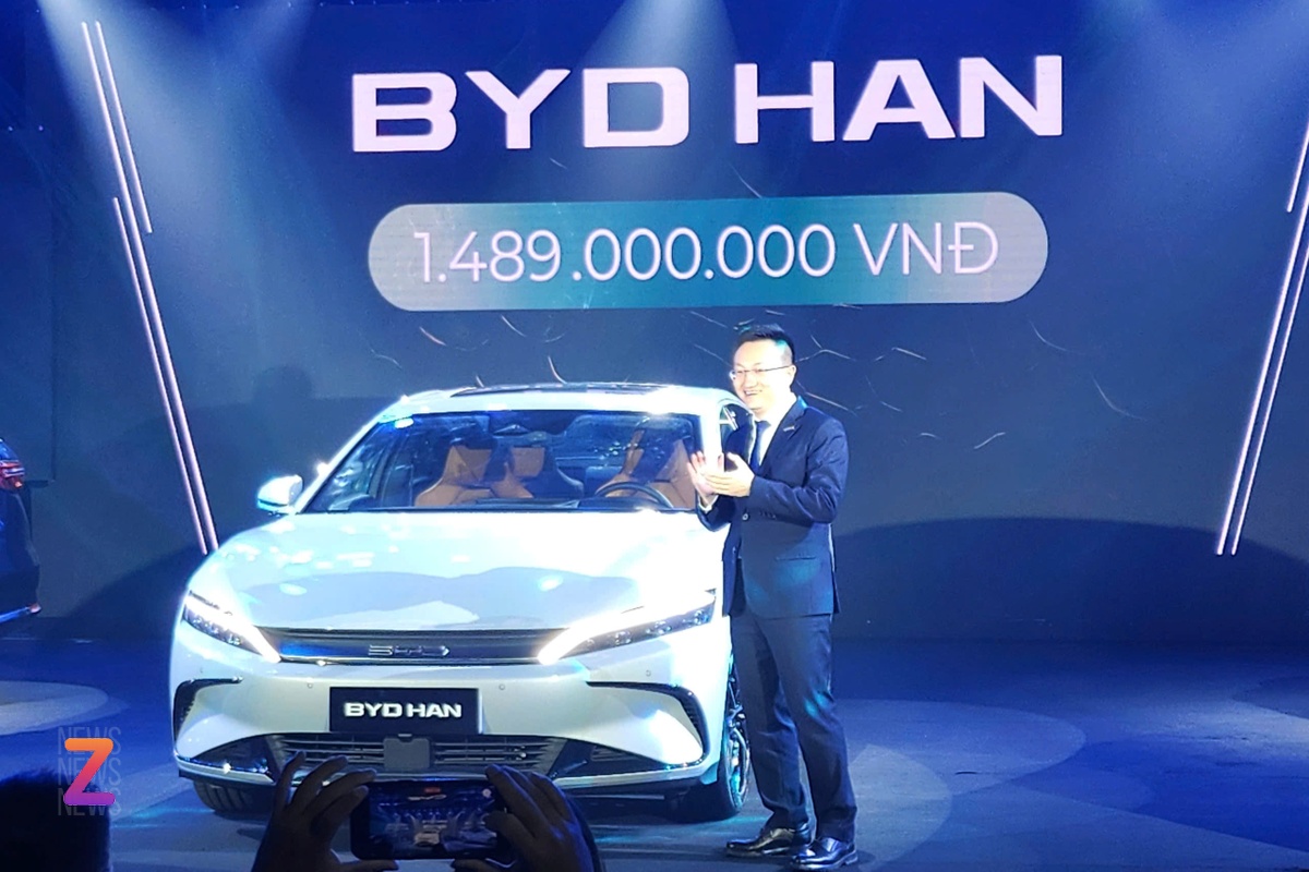 Chi tiết BYD Han - sedan điện cỡ E giá 1,489 tỷ đồng