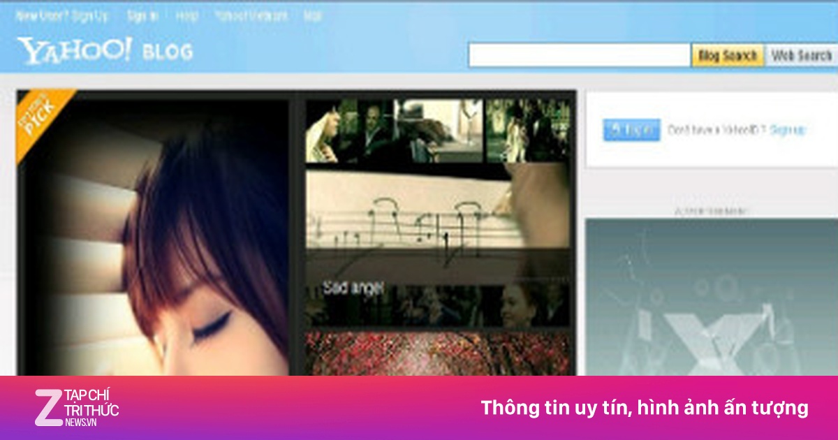 Yahoo! Blog đóng cửa sau 6 tháng ra mắt tại Việt Nam - Công nghệ - ZNEWS.VN