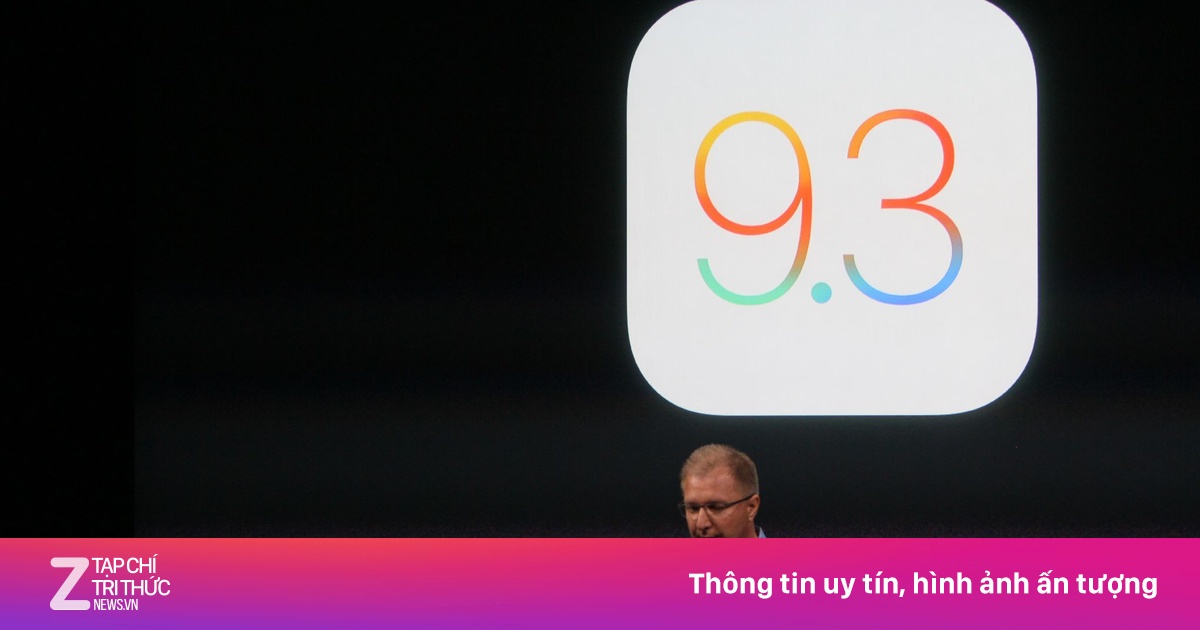 Apple giới thiệu iOS 9.3 | Znews.vn