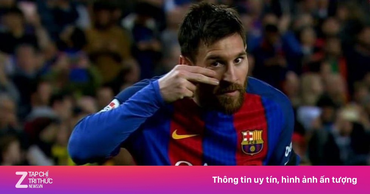 Ý nghĩa pha ăn mừng lạ của Messi ở trận đấu với Sevilla - Bóng đá Tây ...