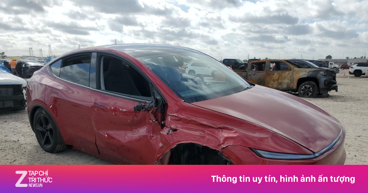 Vừa ra mắt, Tesla Model Y Juniper Launch Series đã nằm bãi phế liệu