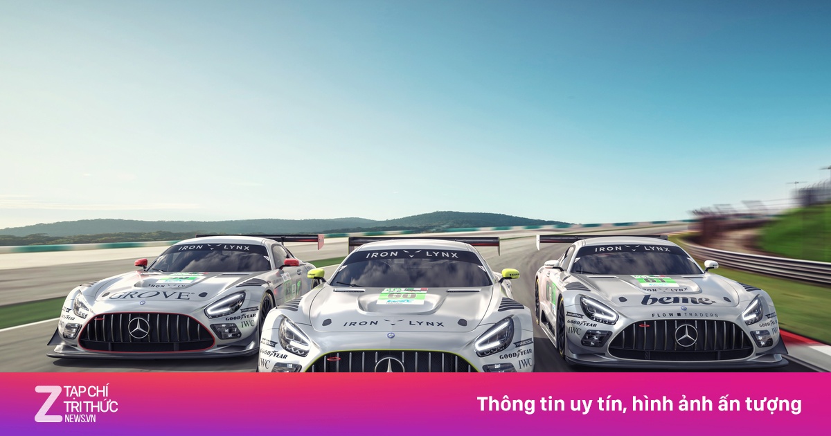 Mercedes quay lại giải đua Le Mans với bộ ba AMG LMGT3 'Mũi tên bạc'