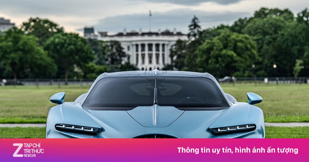 Bugatti Tourbillon đến thăm 'nhà tổng thống Trump'