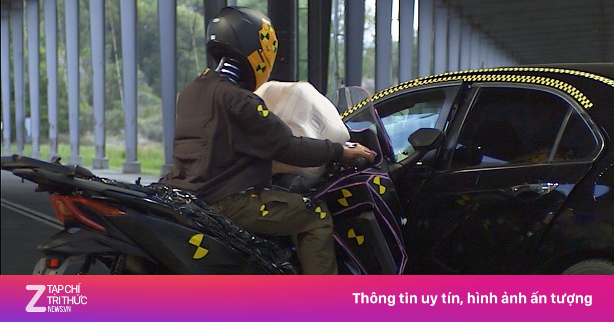 Nhật Bản đang thử nghiệm túi khí dành cho xe máy