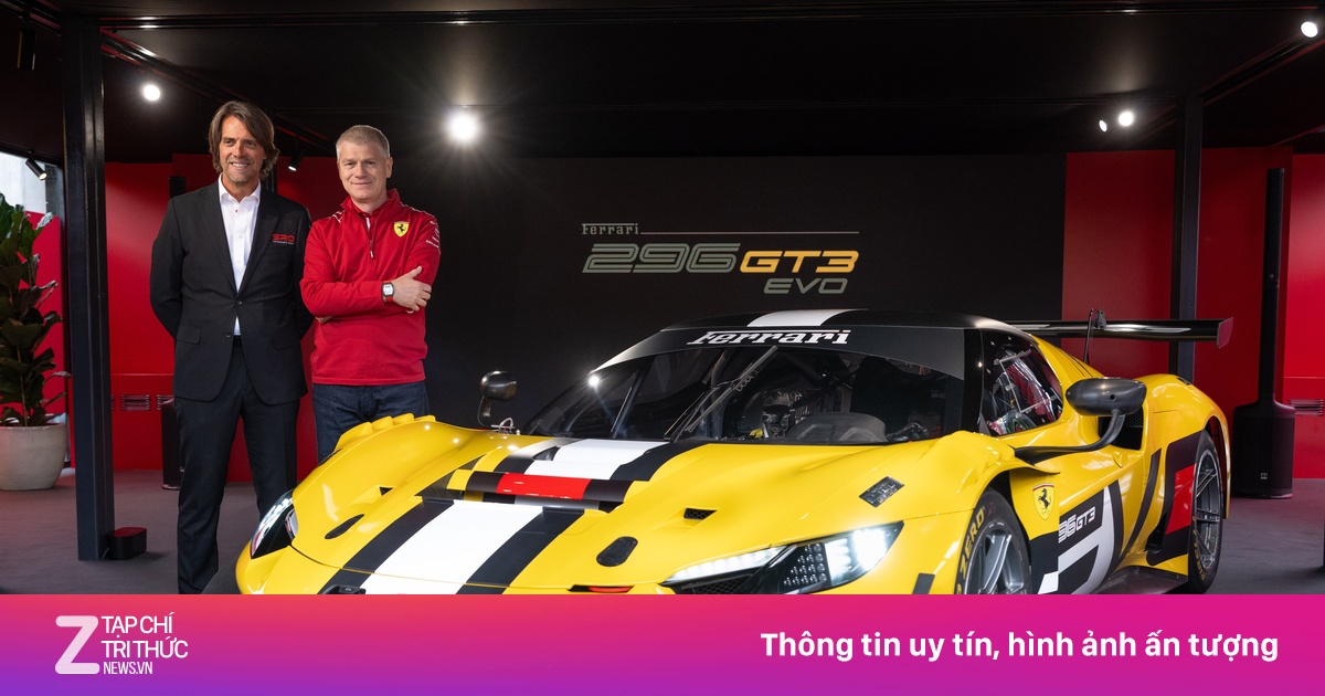 Ferrari 296 GT3 Evo - siêu xe đua mạnh 600 mã lực