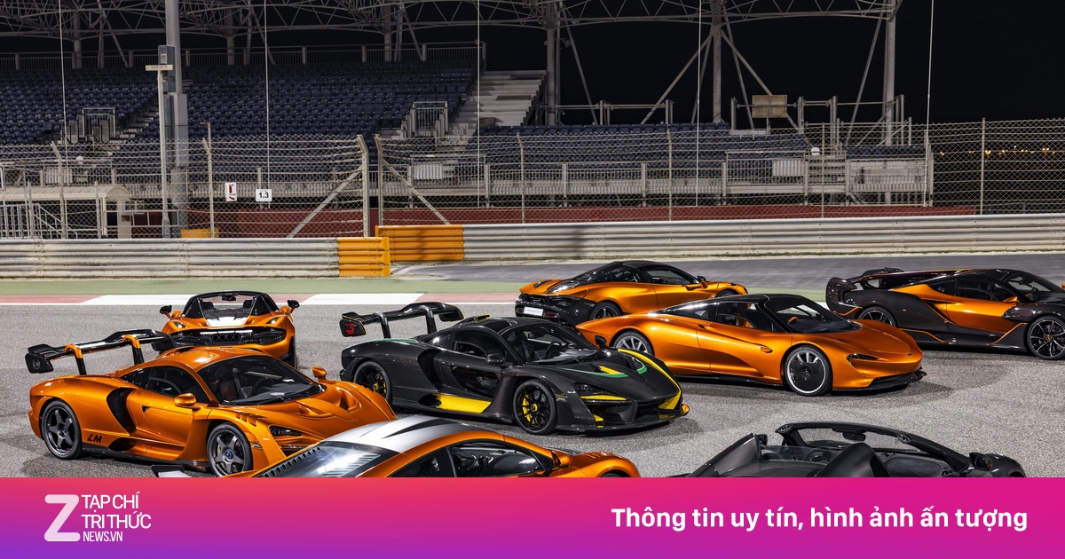 Bộ sưu tập 20 chiếc McLaren trị giá hơn 70 triệu USD