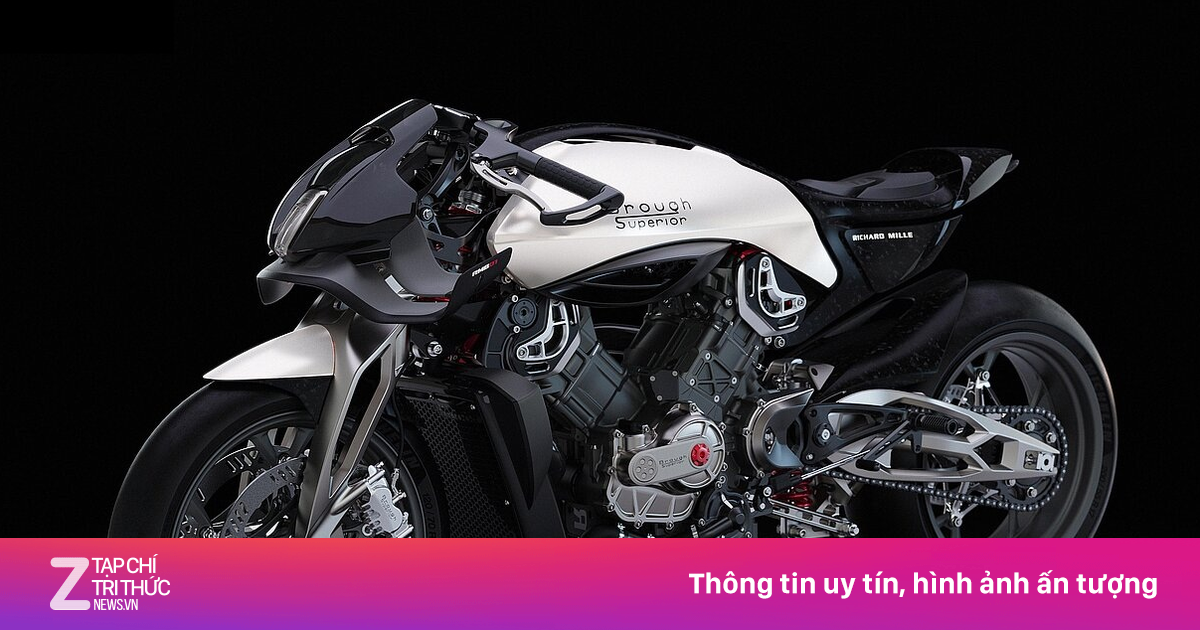 Richard Mille hợp tác làm siêu môtô Brough Superior RMB01