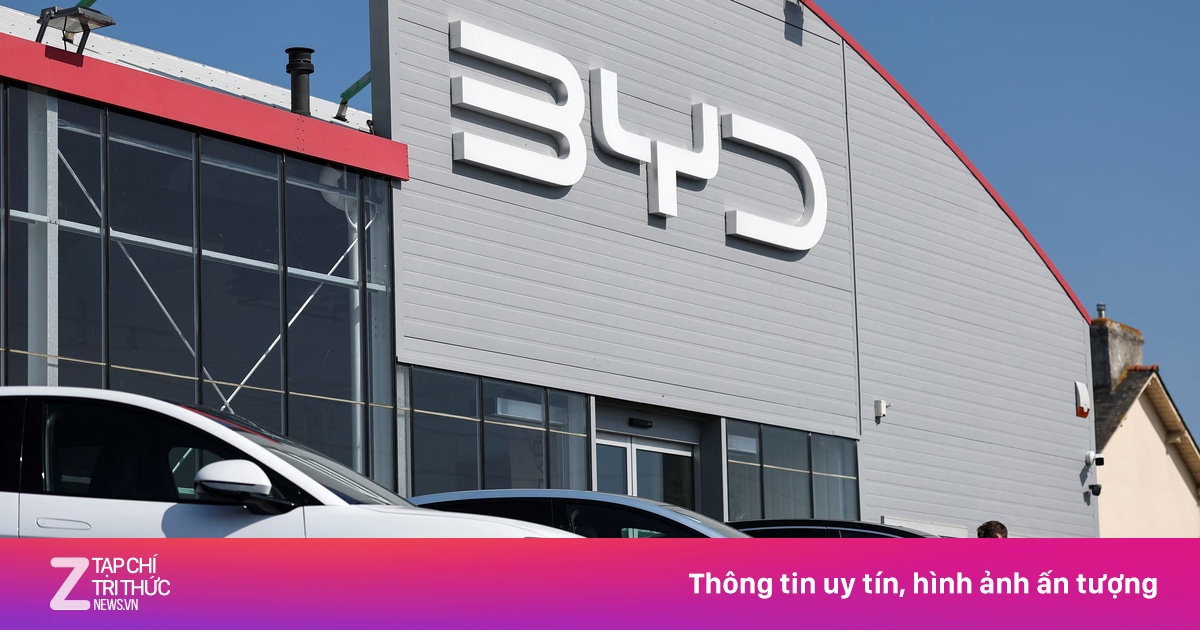 Doanh số BYD tại châu Âu gấp 2,5 lần Tesla trong tháng 10