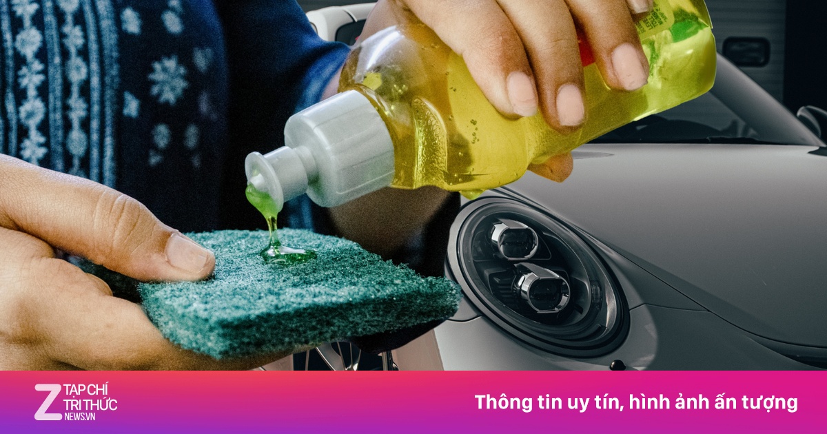 Dùng nước rửa chén để rửa xe được không?