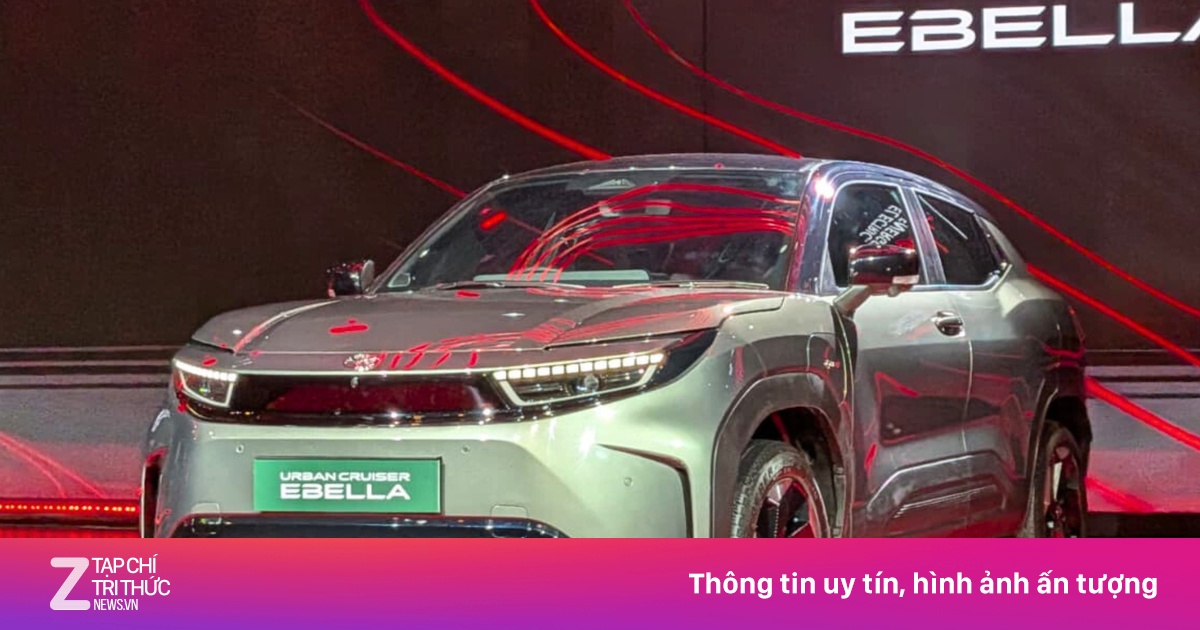 Urban Cruiser Ebella - mẫu xe điện Toyota đầu tiên tại Ấn Độ