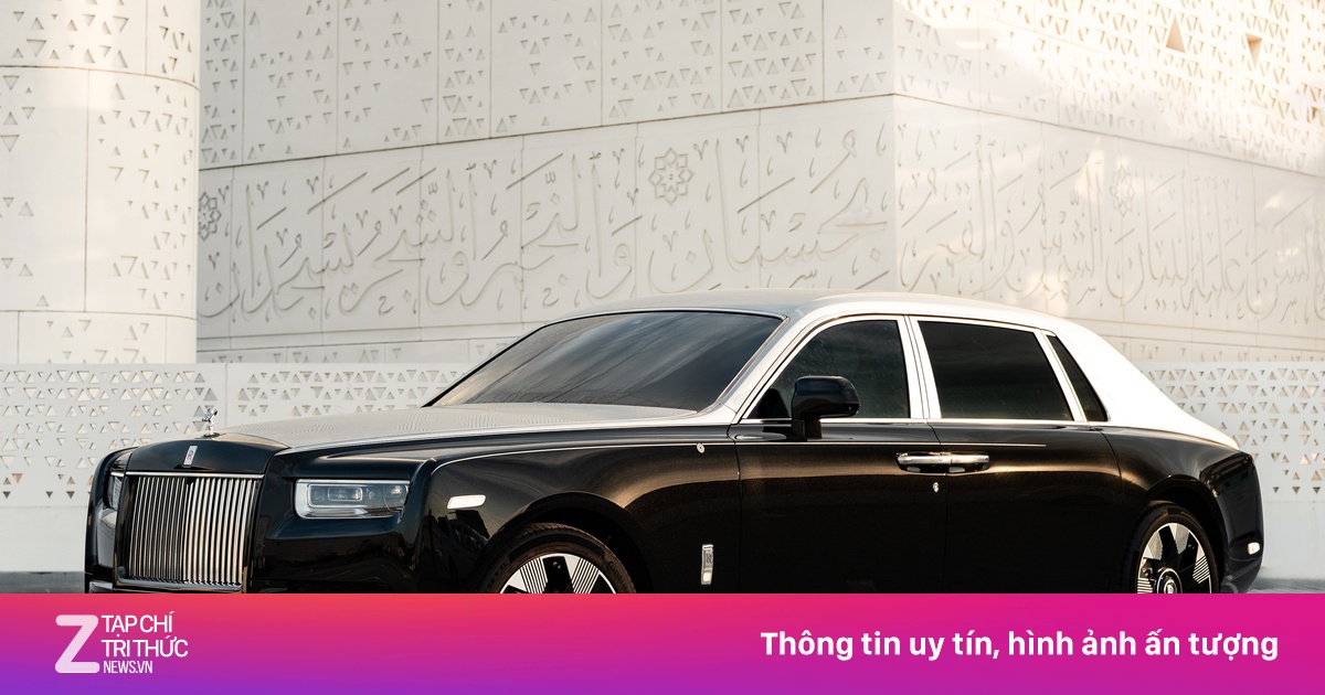 Cận cảnh mẫu xe siêu sang Rolls-Royce Phantom Arabesque độc bản