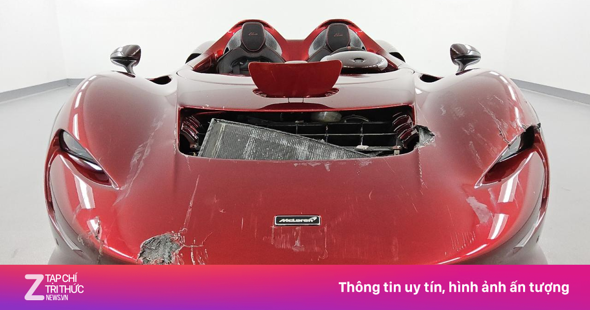 Siêu xe McLaren Elva của doanh nhân Mỹ gặp tai nạn, tìm được chủ nhân mới sau đấu giá