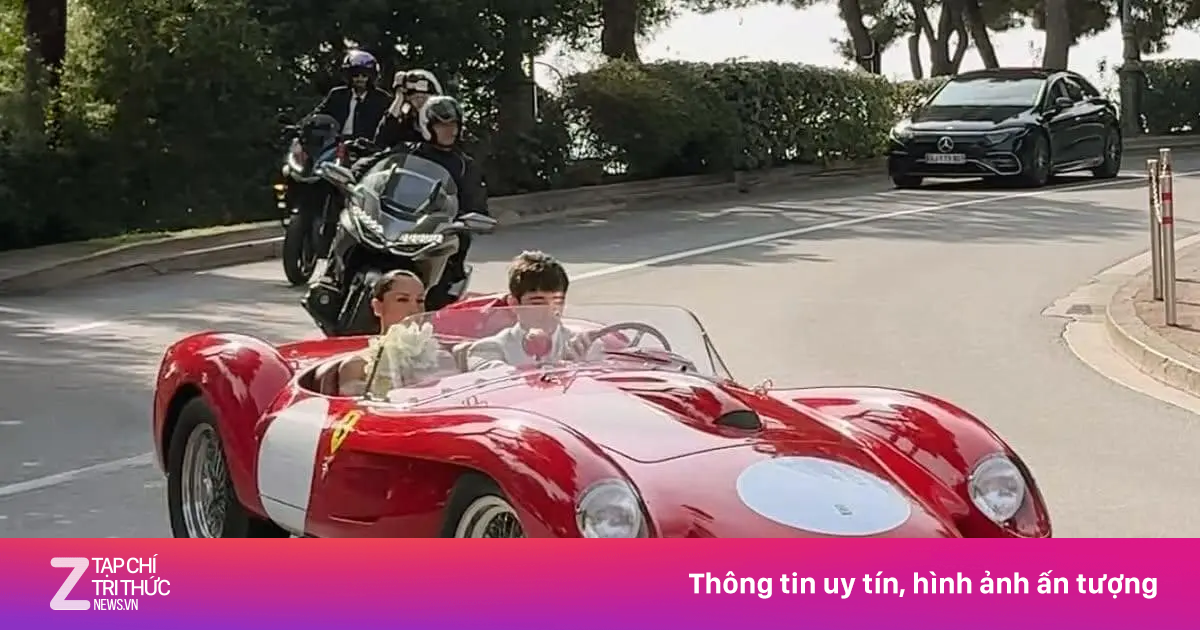 Tay đua F1 'rước dâu' bằng siêu xe Ferrari hơn 40 triệu USD