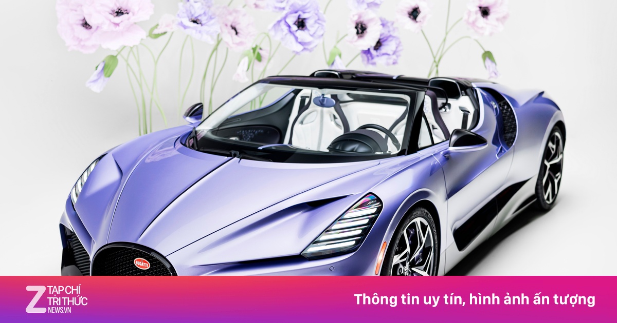Bugatti W16 Mistral Caroline: Siêu Phẩm Độc Bản Lấy Cảm Hứng Từ Hoa Oải Hương