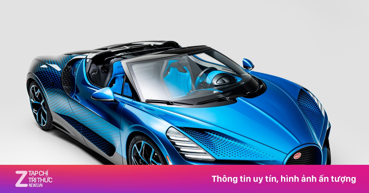 Siêu xe Bugatti W16 Mistral lấy cảm hứng từ chuồn chuồn