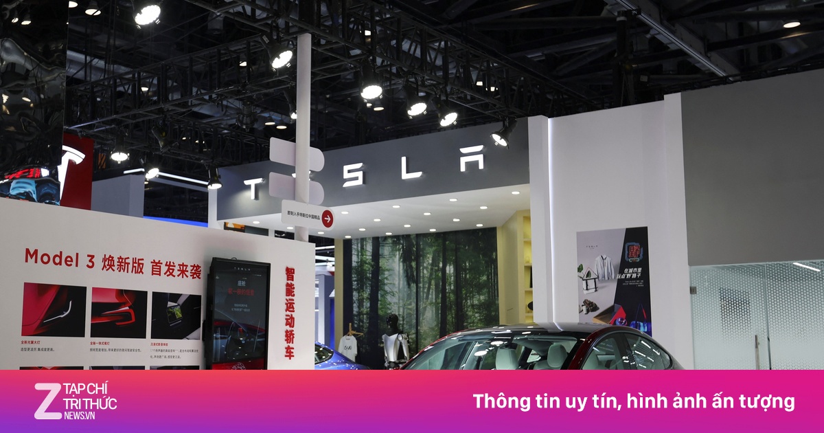Doanh số xe điện sản xuất tại Trung Quốc của Tesla tăng mạnh