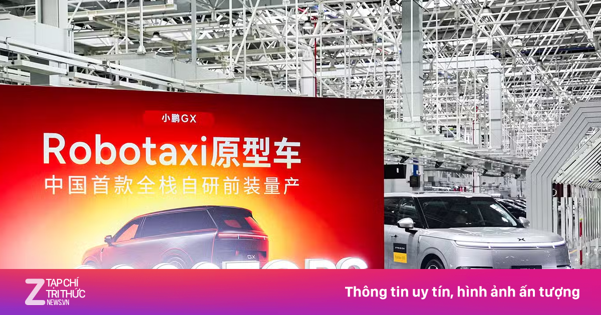 Xpeng bắt đầu sản xuất hàng loạt robotaxi tại Quảng Châu