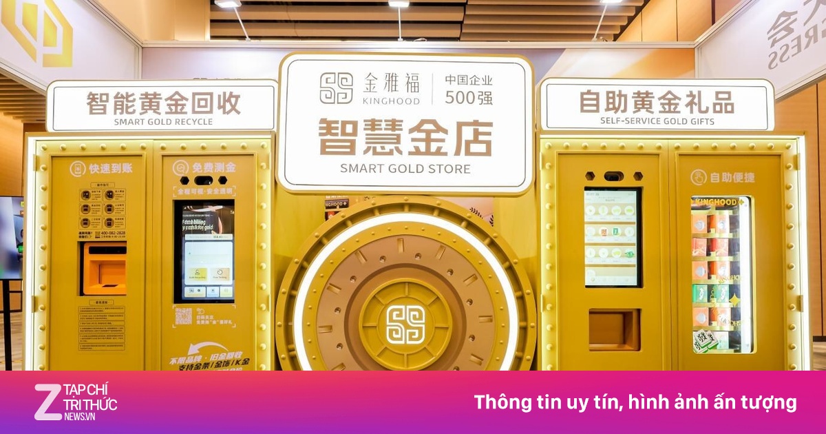 Máy ATM vàng ở Trung Quốc 'gây sốt' giữa lúc giá vàng neo cao