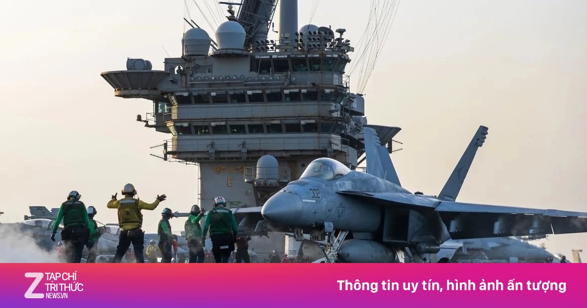 Tiêm kích 60 triệu USD của Mỹ rơi xuống biển khi tránh hỏa lực Houthi