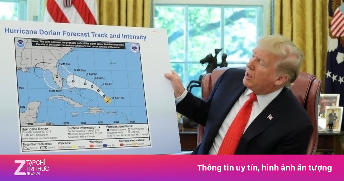 Ám ảnh về bản đồ của ông Trump