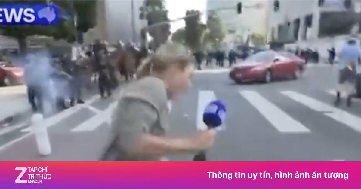 Nữ phóng viên bị bắn trúng khi đưa tin cuộc bạo động tại Los Angeles