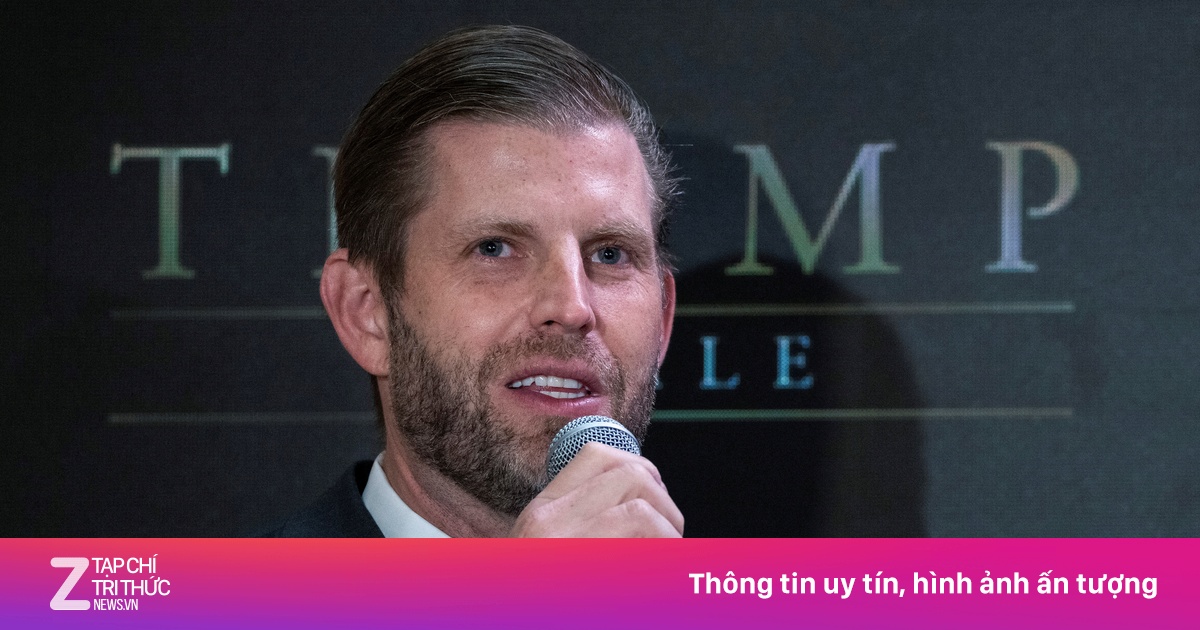 Eric Trump hé lộ khả năng xây dựng 'triều đại chính trị' nhà Trump
