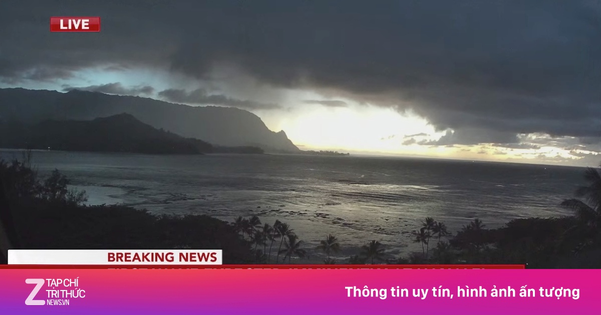 Sóng thần cao 1,2 m bắt đầu ập vào Hawaii