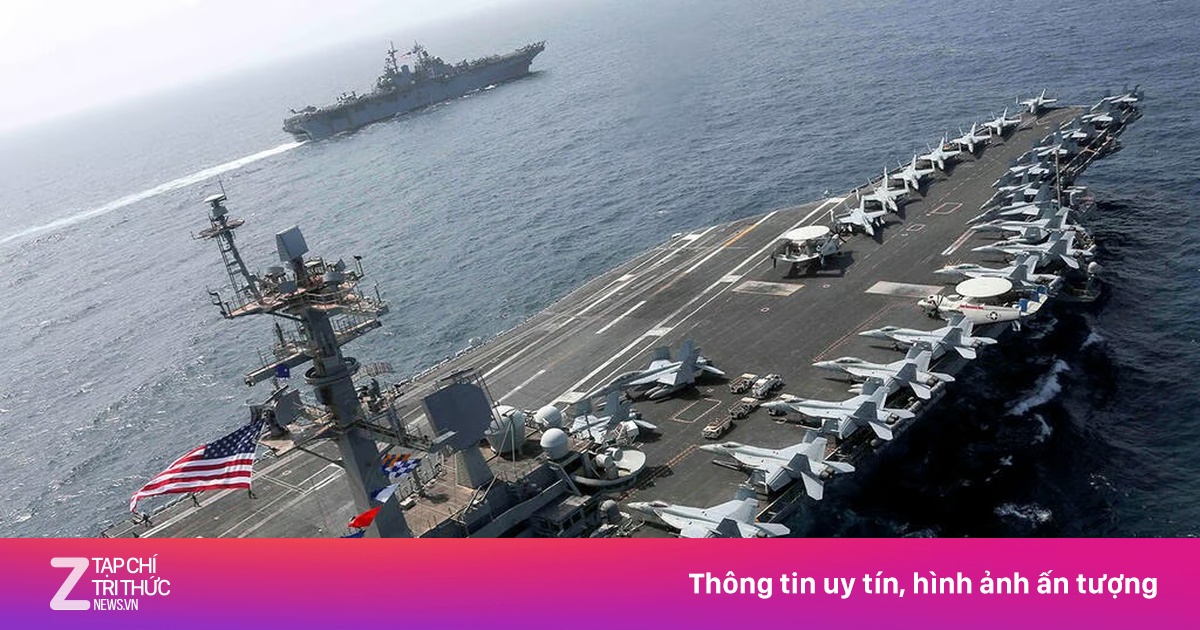 Mỹ tập trận sát cửa ngõ Iran